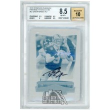 Drew Brees 2008 Donruss Classics Printing Plate Cyan Auto #62 1/1 BGS 8.5 NM-MT+