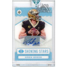 Drew Brees 2020 Panini Illusions Shining Stars Autograph Card #SS8 3/10