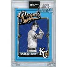 George Brett Topps Project 2020 Card #43 1975 Topps By Mister Cartoon