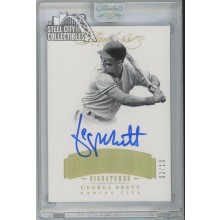 George Brett 2017 Panini Flawless Legendary Holo Gold Auto Card #LC-GB 02/10