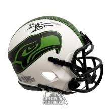 Brian Bosworth Autographed Seattle Seahawks Lunar Eclipse Mini Football Helmet - BAS