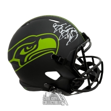 Brian Bosworth The Boz Autographed Seahawks Eclipse Replica Full-Size Football Helmet - BAS