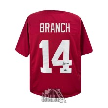 Brian Branch Autographed Alabama Custom Maroon Football Jersey - BAS (4 Signed)