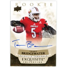 Teddy Bridgewater 2013 Upper Deck Exquisite Rookie Autograph Card #ER-TB 1/1