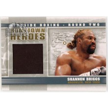 Shannon Briggs 2011 ITG Ringside Boxing Hometown Heroes Gold Trunks Card #HH-18 /10
