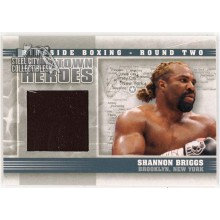Shannon Briggs 2011 ITG Ringside Boxing Hometown Heroes Silver Trunks Card #HH-18