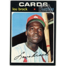 Lou Brock 1971 Topps Card #625