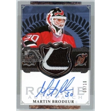 Martin Brodeur 2018-19 Upper Deck The Cup 2013 Tribute Rookie Patch Autograph Card #13T-MB 5/10
