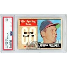 Brooks Robinson 1968 Topps All Star Card #365 PSA 7 NM