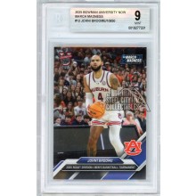 Johni Broome 2025 Bowman U Now March Madness Card #12 BGS 9