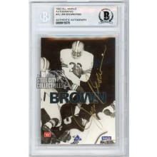 Jim Brown 1992 All World Autograph Card #A2 /1000 BAS