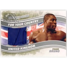 Frank Bruno 2011 ITG Ringside Boxing For Your Country Silver Trunks Card #FYC-07 (Blue)