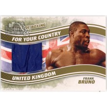 Frank Bruno 2011 ITG Ringside Boxing For Your Country Gold Trunks Card #FYC-07 /10