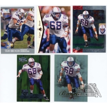 Tedy Bruschi Assorted 2013 Collegiate Football 106 Card Lot