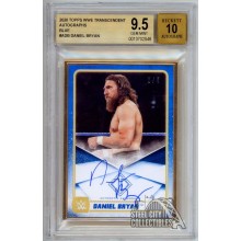 Daniel Bryan 2020 Topps Transcendent WWE Blue Autograph Card #A-DB 2/5 BGS 9.5