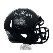 Bryan Edwards Autographed South Carolina Eclipse Mini Football Helmet - BAS