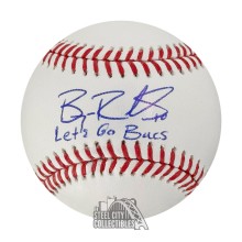 Bryan Reynolds Let's Go Bucs Autographed Official MLB Baseball - BAS