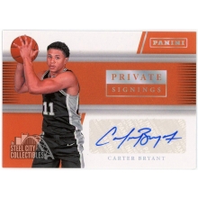 Carter Bryant 2026 Panini Private Signings Autograph Card