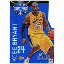 Kobe Bryant 2014-15 Panini Totally Certified Dribbling Mirror Platinum Blue Die-Cut Card #66 71/74