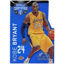 Kobe Bryant 2014-15 Panini Totally Certified Dribbling Mirror Platinum Blue Die-Cut Card #66 48/74