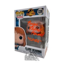 Bryce Dallas Howard Claire Autographed Jurassic World Dominion Funko Pop - JSA (Orange Ink)
