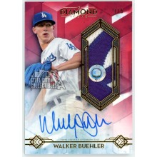 Walker Buehler 2020 Topps Diamond Icons Red Patch Autograph Card #AJP-WB 1/5