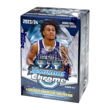 2023-24 Bowman University Chrome Basketball 7-Pack Blaster Box