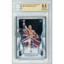 The British Bulldog 2020 Topps Transcendent WWE Card #45 50/50 BGS 9.5