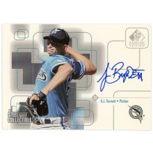 AJ Burnett 1999 Upper Deck SP Signature Edition Autograph Card #AJB