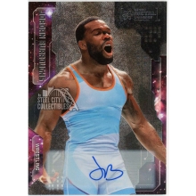 Jordan Burroughs 2024 Skybox Metal Universe Autograph Card #33