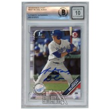 Michael Busch 2019 Bowman Draft 1st Bowman Autograph Card #BD-57 BAS 10 (Full Name)
