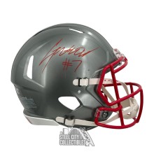CJ Stroud Autographed Ohio State Flash Authentic Full Size Football Helmet - BAS