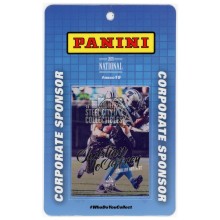 Christian McCaffrey 2019 Panini Luminance National Corporate Sponsor Badge