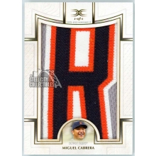 Miguel Cabrera 2025 Topps Definitive Nameplate Letter Patch Card #DNC-MC 1/1