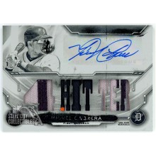 Miguel Cabrera 2019 Topps Triple Threads White Whale Plate Patch Auto Card 1/1