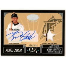 Miguel Cabrera 2004 Donruss Leaf Certified Cuts Stars Patch Auto Card 20/24