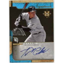 Miguel Cabrera 2005 Upper Deck Ultimate Autograph Card #US-MC 21/69