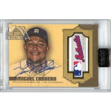 Miguel Cabrera 2019 Topps Dynasty Majestic Tag Patch Autograph Card #DAP-MC6 1/1