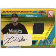 Miguel Cabrera 2004 Donruss Elite Extra Edition Patch Auto Card #CB-23 09/10 **READ**