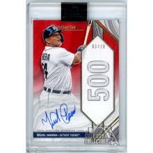 Miguel Cabrera 2022 Topps Luminaries Red Home Run Kings Auto Card #HRK-MC 03/10