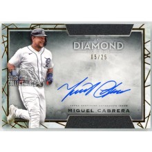 Miguel Cabrera 2022 Topps Diamond Icons Autograph Card #DIA-MC 5/25