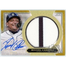 Miguel Cabrera 2020 Topps Five Star Jumbo Patch Autograph Card #AJP-MC 6/10