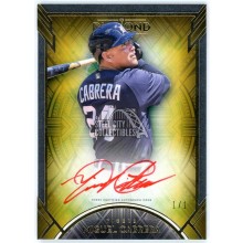 Miguel Cabrera 2021 Topps Diamond Icons Red Ink Autograph Card #RI-MC 1/1