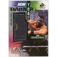 Brian Cage 2025 Upper Deck AEW SP Game Used Banner Year Relic Card #BYRV-BC