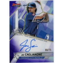 Jac Caglianone 2025 Bowman's Best Best of 2025 Purple Autograph Card #B25-JC 66/75