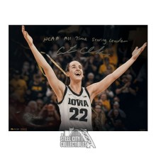 Caitlin Clark Scoring INSC Autographed Iowa "None Better" 16x20 Basketball Photo /50- Panini COA