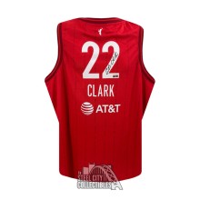 Caitlin Clark Autographed Indiana 2024 Nike Red Rebel Edition Victory Basketball Jersey - Panini COA (XL)