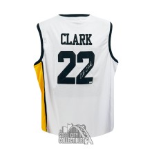Caitlin Clark Autographed Iowa Hawkeyes White Nike 2024 Final Four Replica Basketball Jersey - Panini COA
