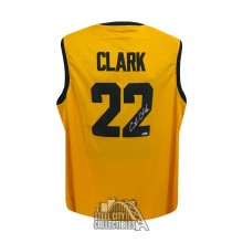 Caitlin Clark Autographed Iowa Hawkeyes Yellow Nike 2024 Final Four Replica Basketball Jersey - Panini COA
