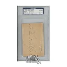 Calvin Coolidge Autographed White House Card - PSA/DNA 9 MINT